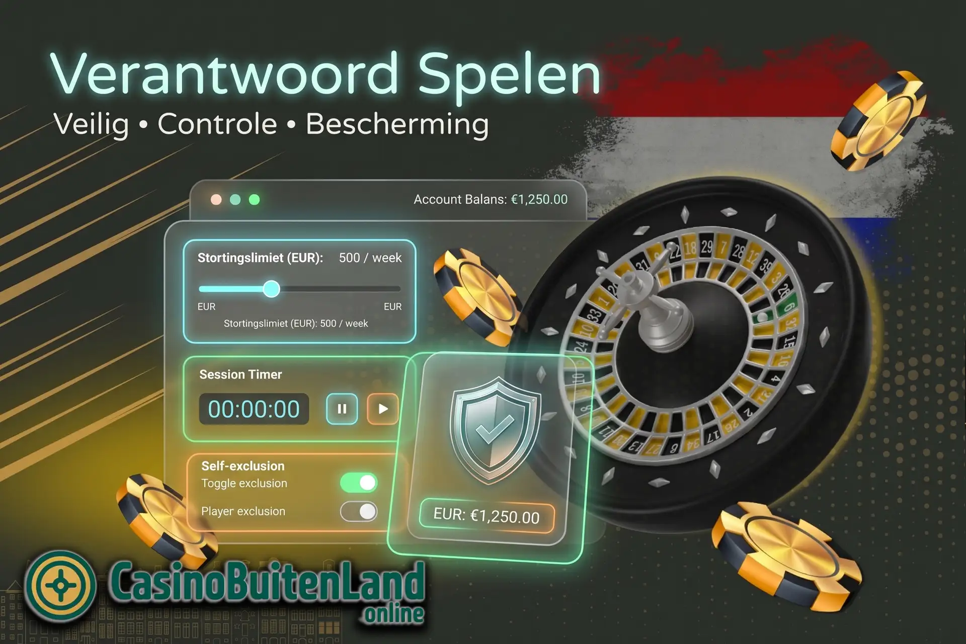 Online casino's in het buitenland bieden tools voor verantwoord gokken en spelersbescherming.