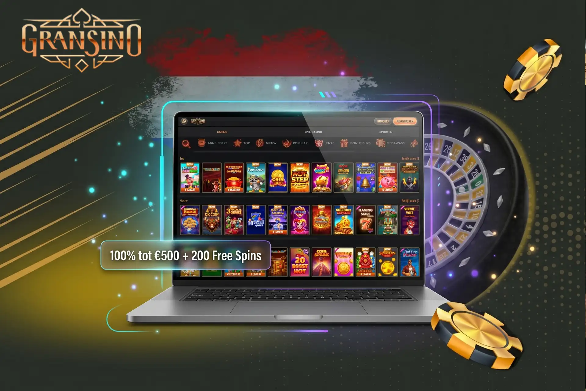 Beste casino's in Gransino